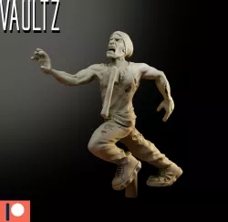 Zombie Runner Miniature 