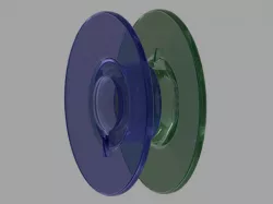 2-part Bobbin 9033P (Pfaff) for FFF printing
