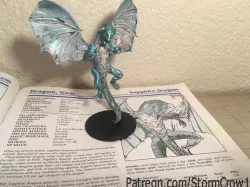 2nd ED AD&D Sapphire Dragon