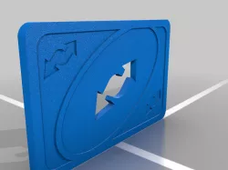 3d printable Uno reverse card