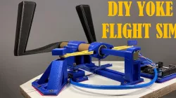 3D Printed DIY Flight Simulator Yoke Using Arduino