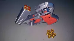 4-BARREL DERRINGER CAP GUN TOY