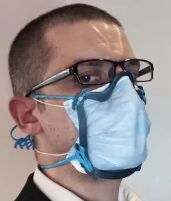 Anti Fog TPU Anti-Microbial Surgical Mask Brace - Adjustable