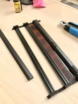 APS film holder for flatbed scanner