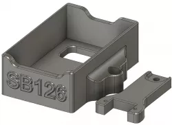 Axial Ryft RBX10 - Castle Mamba X ESC Mount
