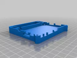 Banana pi M1+ din rail case with battery holder slot