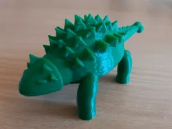 Bebe Dinosaure (Ankylosaure) / Baby Dinosaur (Ankylosaurus) / Bebé dinosaurio (anquilosaurio)