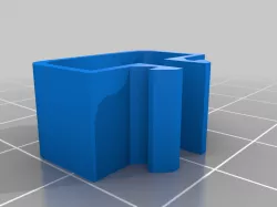 Cabel canal for v-slot profile