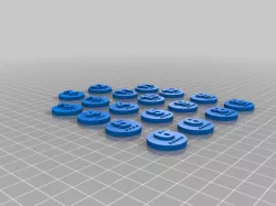 Catan Number Chips