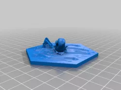 Catan Water Tile Whale Variant