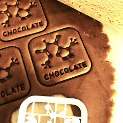 Chemistry Cookie Cutter - Chocolate Molecule