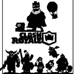 Clash Royale silouette artwork