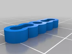 closed cable combs for 3mm pc sleeved cables
