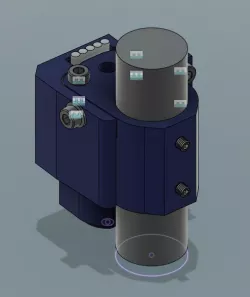 Combined BLTouch and Probe Mount (Step and Fusion360)