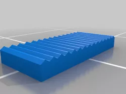 Corrugated metal jig for gaslands/scale models