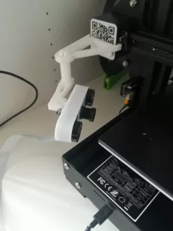 Creality Ender 3 V2 Pi Cam Mount - Shorter, Twisted und Longer