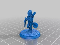 D&D Bard Miniature
