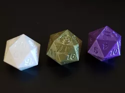 Deliberately unfair (and fair) d20 dice