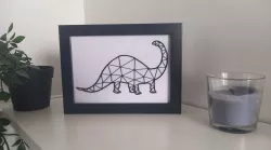 Diplodocus Wall Art 2D | Dinosaur Wall Art
