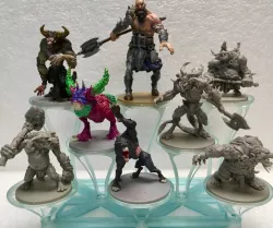 Display stand for figures with 48mm round bases