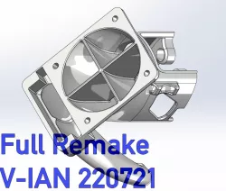 Ender 3 Fan Dual duct MinionD Remake| V-Ian | stock hardware