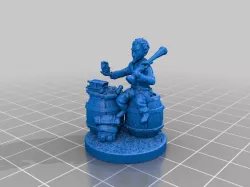 Gnom mage with gun