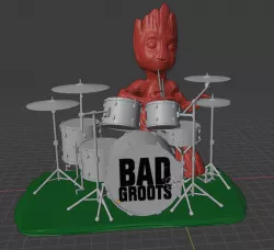 groot drum set