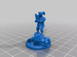 Halfling female with Book