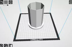 hexagon table lamp
