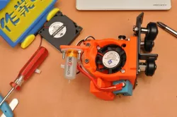 HI-flow Extruder-Head For ANYCUBIC MEGA-X with BLToutch_rimix