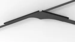 hinge to fix broken umbrella's arm
