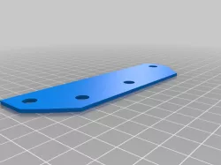 Humvee X-Door Latch Spacer Plate Template