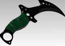 CS:GO Karambit by Dani Projects, Download free STL model