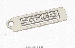 Key Chain Name Sergej 