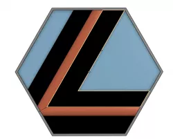 Lex Luthor injustice (insurgency/krypto) inspired chest emblem