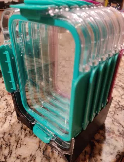 Lid Storage for Ello Duraglass 3.4 cup Food Storage Containers