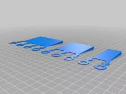 Linkable TPU 50mm Lamellar Armor Segments / Scales 