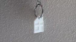 Little house keychain
