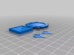liyue pyro vision keychain