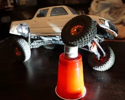 Long travel shock mounts for Axial SCX10 2