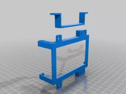 Mounting bracket for Raspberry Pi heatsink case