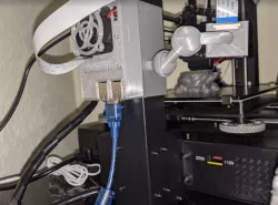Octopi Raspberry Pi 3 B+ Holder for Anycubic Mega S w/ camera mount