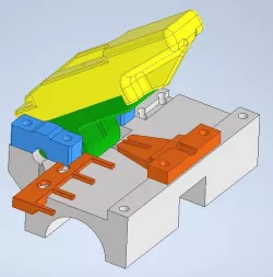 Organizer - paper chipboard strip grooves cutter