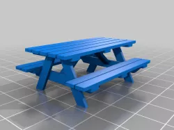 Picnic Table 32mm Scatter Terrain *fixed*