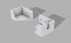 90° Power Strip Keyhole Mounting Bracket by ledray, Download free STL  model