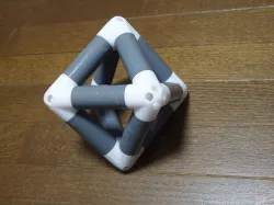 Regular Octahedron Pipe Connector (customizable by fusion360)