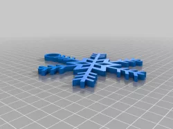 Simple Snowflake Ornament