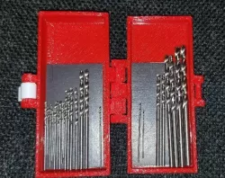 Small print in place tool box for files or support removal tools