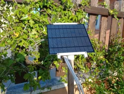Small Solar Box and Support for solar panel (soil moisture sensor)
