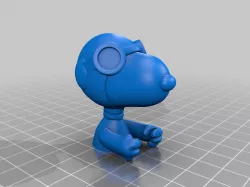 Snoopy RC pilot bust without scarf